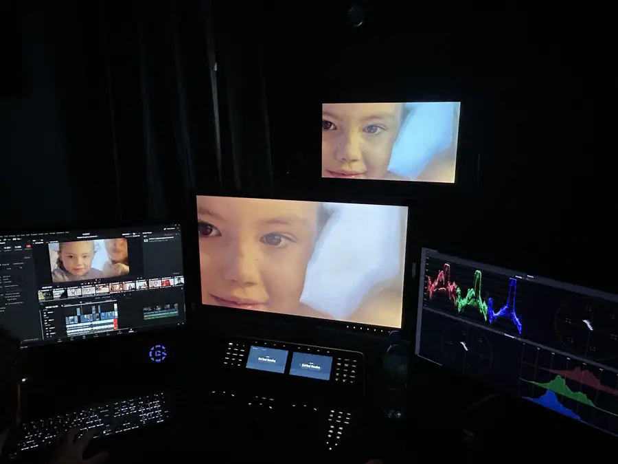 Colour grading suite