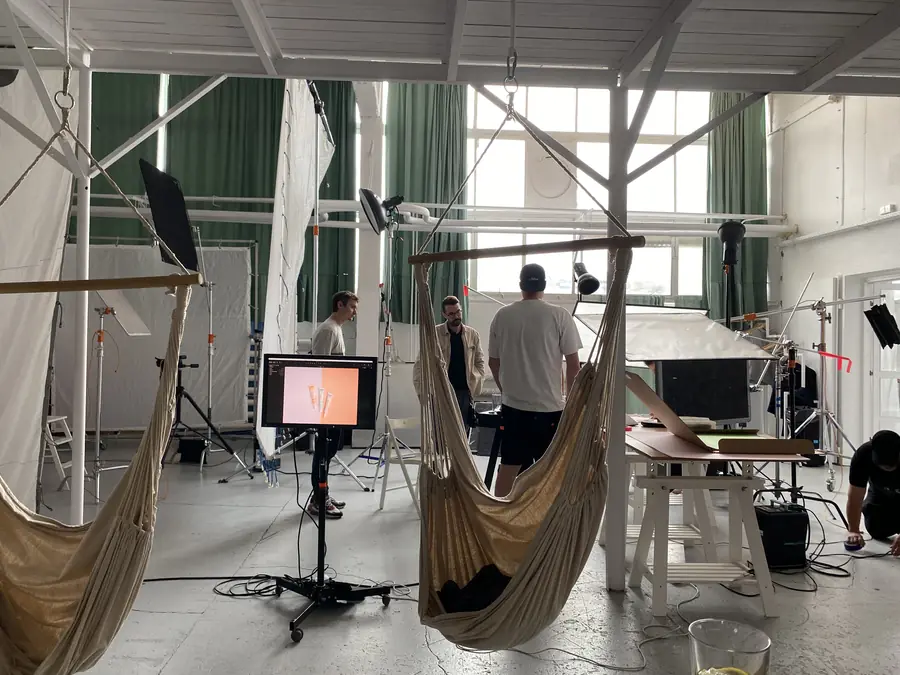 Sound stage with a preview monitor